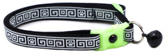 Greek Key Breakaway Cat Collar