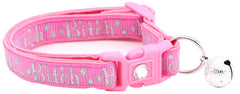 Silver Bitch Breakaway Cat Collar